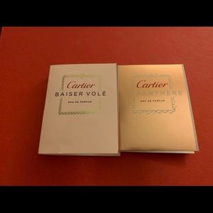 2 X Cartier samples
